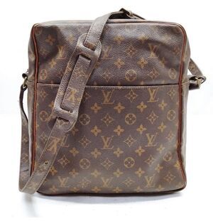 Louis Vuitton Marceau Brown Monogram Shoulder Bag M40264 Good Used Condition